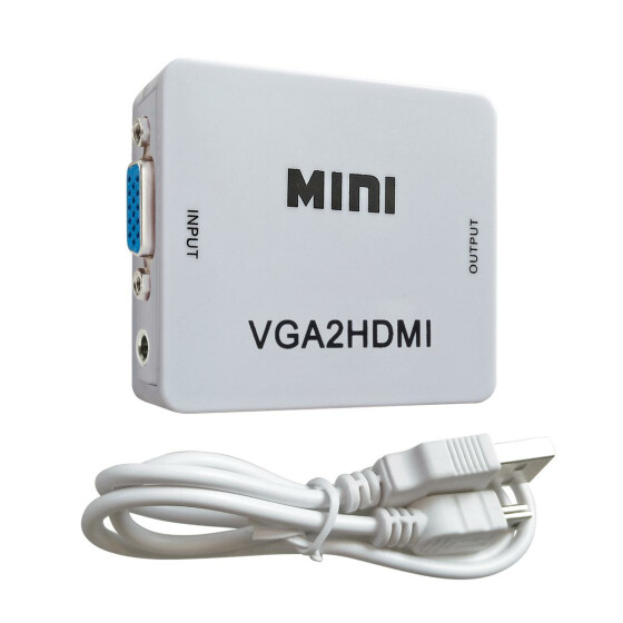 VGA2HDMI Mini - VGA HDMI Converter (white)