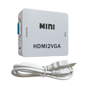 AV2VGA Mini - AV Composite VGA Converter (white)