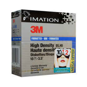 3.5" Diskettes HD "Imation 10+2"
