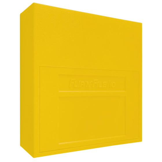 FlipnFile/10 - Case for 5,25" Floppy Disks (yellow)
