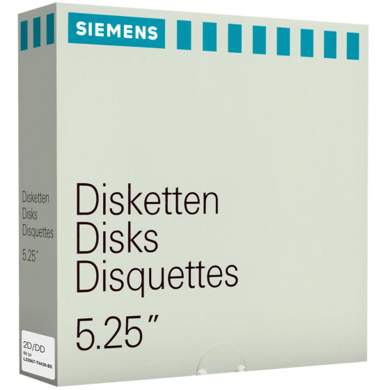 5,25" Disketten DS DD 96tpi "Siemens"