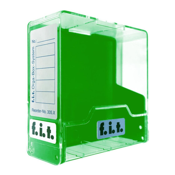 Box für 3,5"-Disketten (grün/transparent)