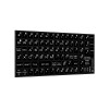 Keyboard Sticker "CBM 8032 / 8296 / 8296D + PETSCII" (black)