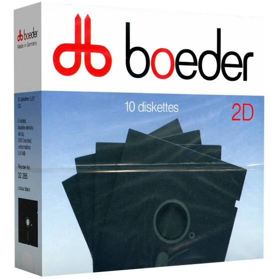 5,25" Disketten 2D "Boeder"