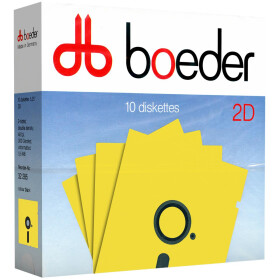 5,25" Disketten 2D "Boeder" gelb