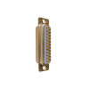 23-pin D-Sub Connector Male (Light Gray/Brass)