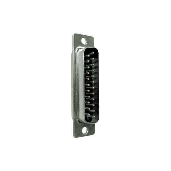 23-pin D-Sub Connector Male (Black/Silver)