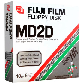 5,25" Diskettes DD "Fuji Film Super HR...