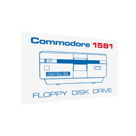 Aufkleber "Commodore 1581" (5er-Set)