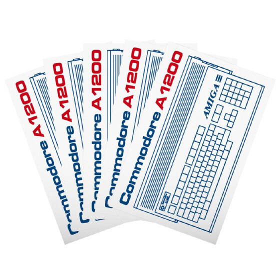 Sticker "Commodore A1200" (Set of 5)