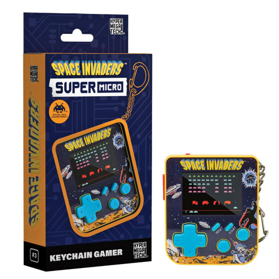 Super Micro Space Invaders Keychain Gamer