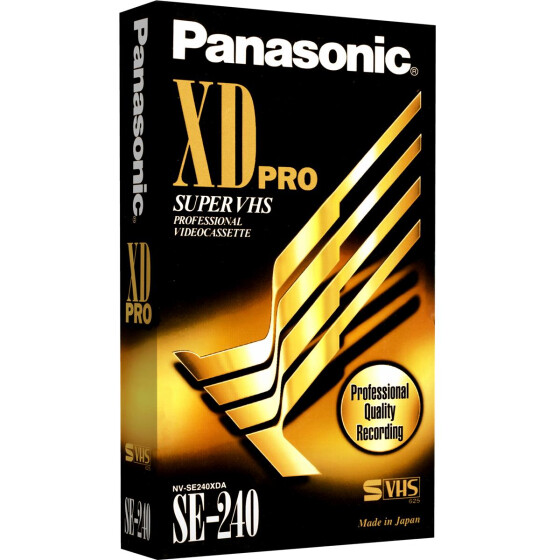 S-VHS-Kassette Panasonic XDpro Super VHS SE-240