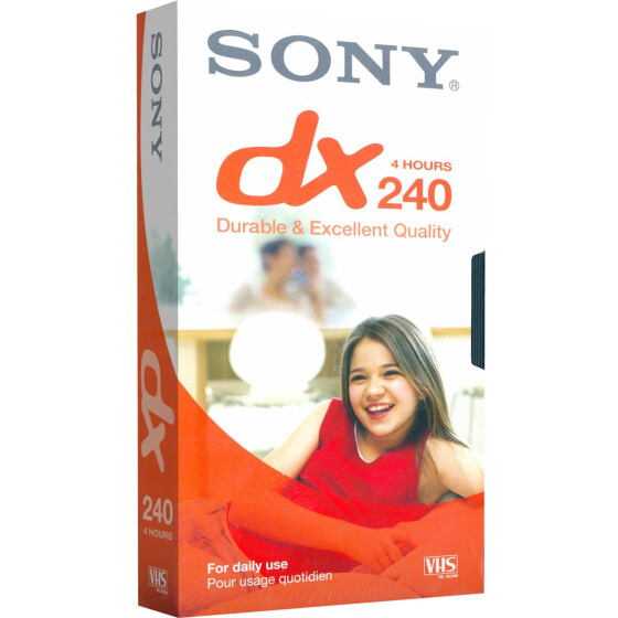 VHS Cassette Sony DX 240
