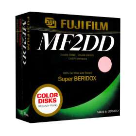 3,5" Disketten 2DD "Fuji Film" (rosa)