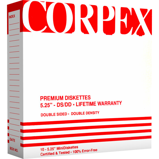 5,25" Diskettes DS/DD "Corpex"