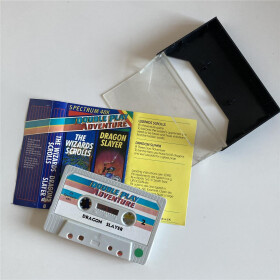 Double Play Adventure 8: The Wizards Scrolls & Dragon Slayer  - Spectrum 48k