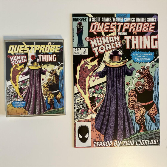 Questprobe featuring Human Torch and the Thing - Spectrum - incl. Original Comic