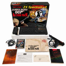 Sinclair ZX Spectrum +2  in OVP (James Bond 007 Action Pack)