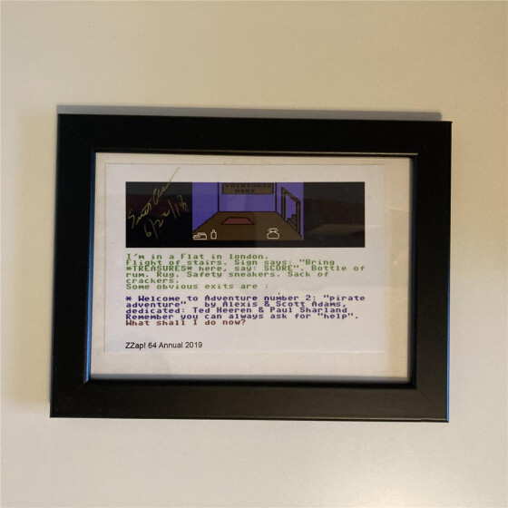 Scott Adams – Pirate Adventure (Signed Print)